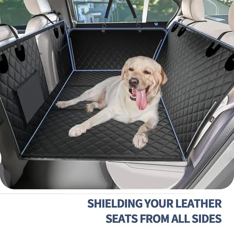 2023 New Design Large Pet Back Seat Extender Car Backseat Protector Hard Bottom for Travel