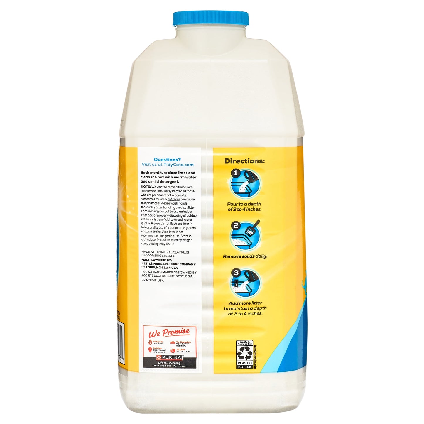 Purina Clumping Cat Litter, Instant Action Multi Cat Litter, 20 Lb. Jug
