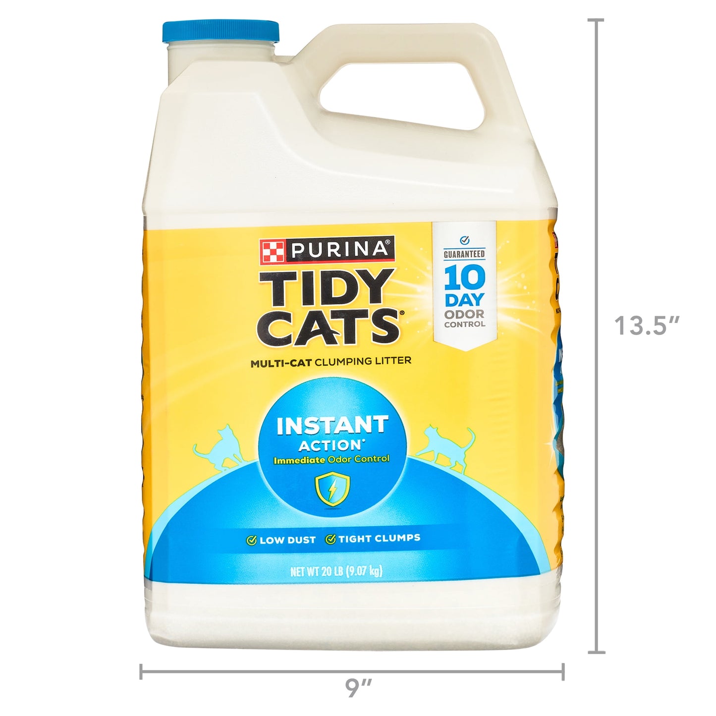 Purina Clumping Cat Litter, Instant Action Multi Cat Litter, 20 Lb. Jug