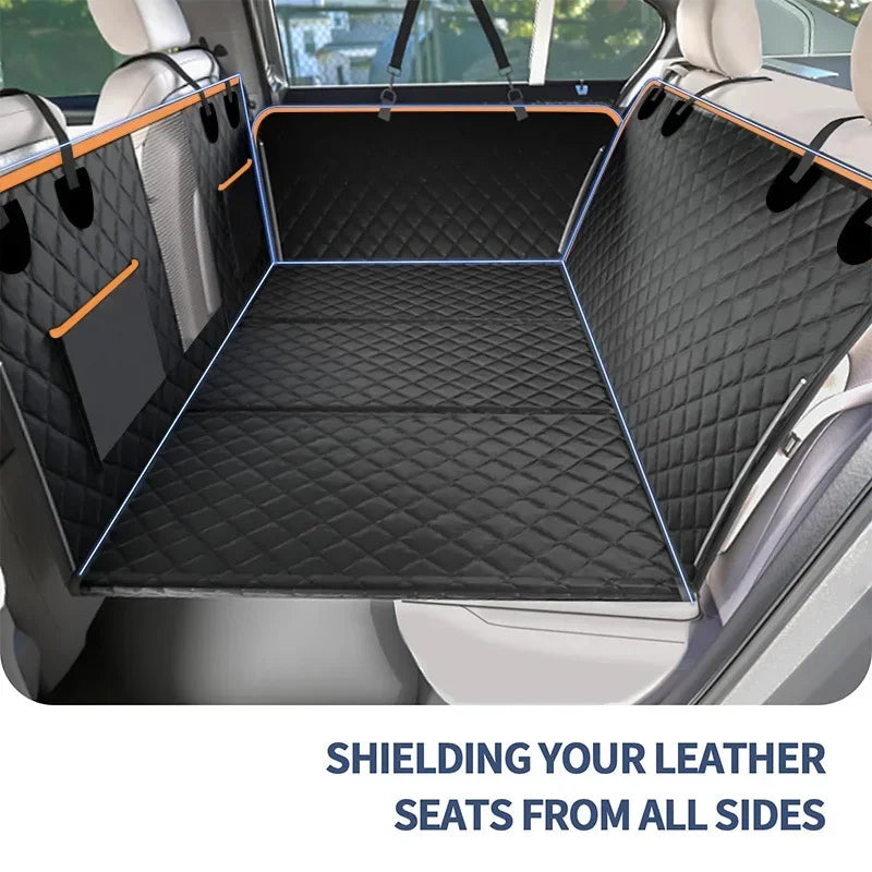 2023 New Design Large Pet Back Seat Extender Car Backseat Protector Hard Bottom for Travel