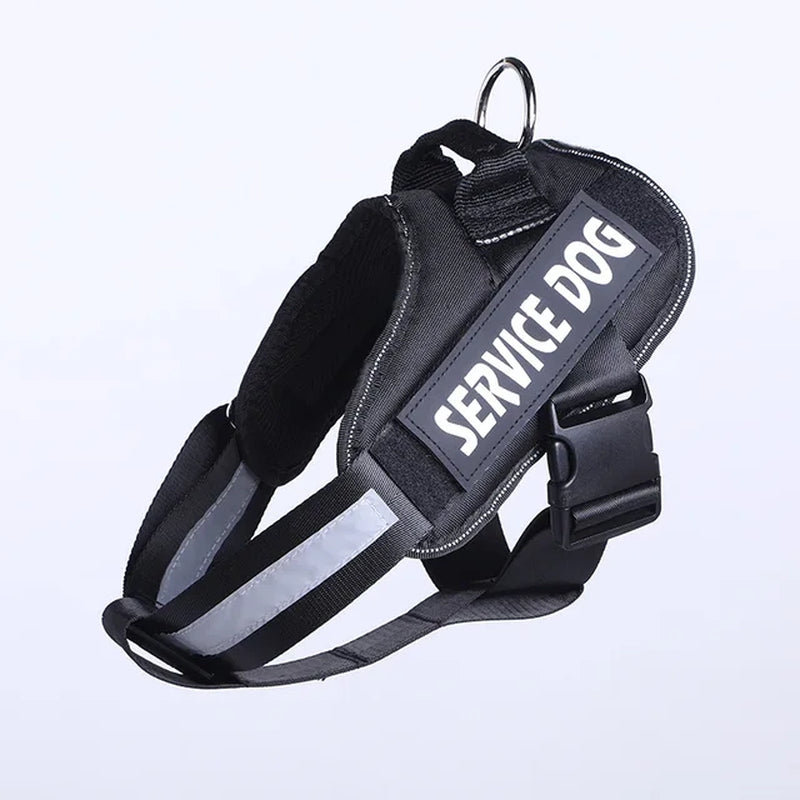 Medium Small Reflective Dog Vest Service Dog Harness Large Dog Collar Soft Vest Patches THERAPY DOG Do Not Pet Emotional
