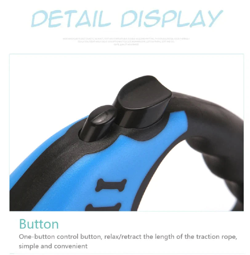 16.5FT Automatic Retractable Dog Leash 
