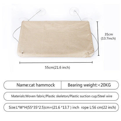 Hanging Cat Bed, House Kitten Climbing Frame Sunny Window Seat Nest Bearing 20Kg 